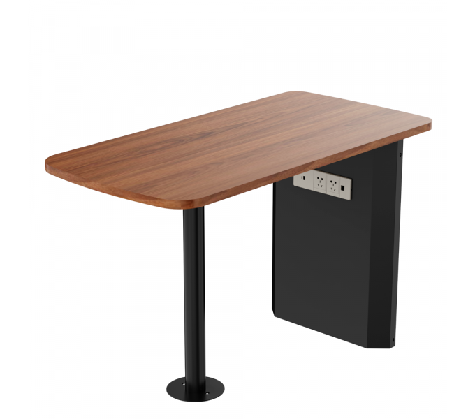 Стол для звукоизоляционной кабины FlexiSpot Silence L Pro Gray (wood)
