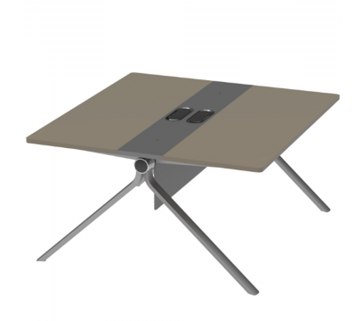 Офисный стол KANO Maddi (FMD65.12) Gray (CF26)