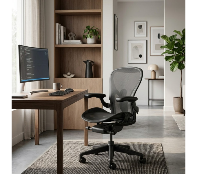 Офисное кресло Herman Miller Aeron (Size B) MB Onyx