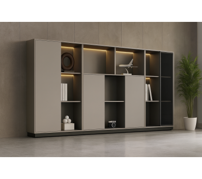 Офисный шкаф ERGO Modo (JY-B2+3+4) Black