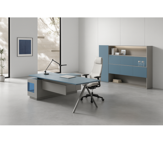 Офисный стол ERGO Nexa (MD-A1) Blue