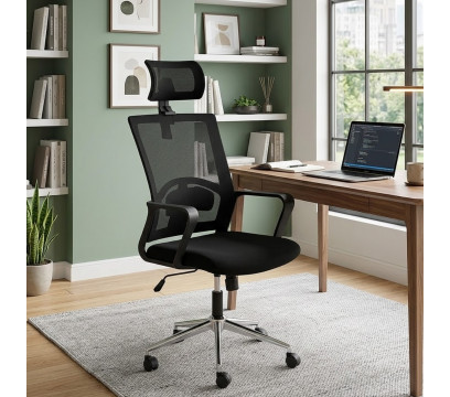 Офисное кресло ERGO Regan HB Black