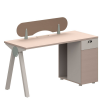 Офисный стол одноместный DIOUS Spain (DDG-06D14) Beige