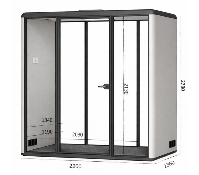 Звукоизоляционная кабина Musepod MP3 Sunrise