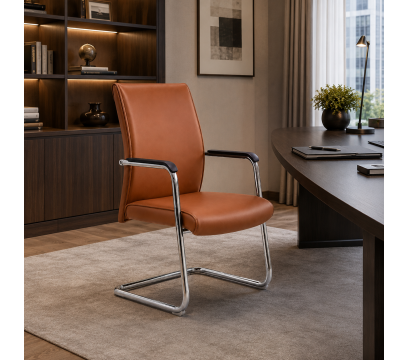 Кресло для посетителей ERGO Parker CF Brown