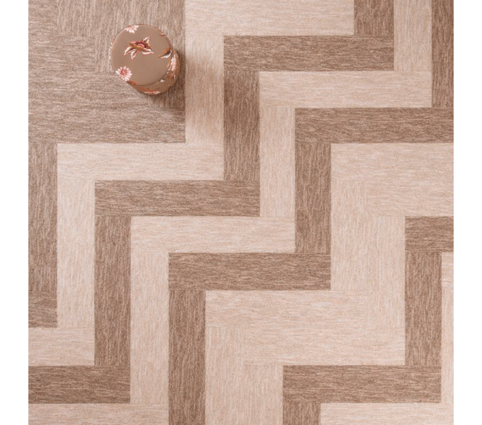 Ковровая плитка Bloq PA Grain 130 Sahara (250×1000 мм, 6.9 мм, 2.5 м²/уп.)