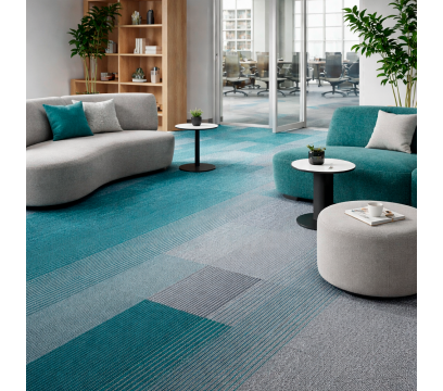 Ковровая плитка Bloq PA Connexion 526 Clear Path (500×500 мм, 6.0 мм, 5 м²/уп.)