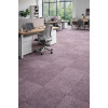 Ковровая плитка Bloq PA Canvas 415 Lilac (500×500 мм, 6.4 мм, 5 м²/уп.)