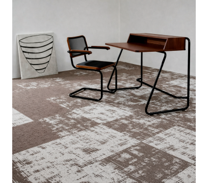 Ковровая плитка Bloq PA Negative 822 Cedar (500×500 мм, 7.4 мм, 5 м²/уп.)