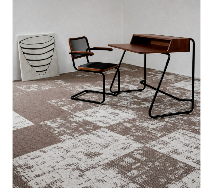 Ковровая плитка Bloq PA Negative 822 Cedar (500×500 мм, 7.4 мм, 5 м²/уп.)