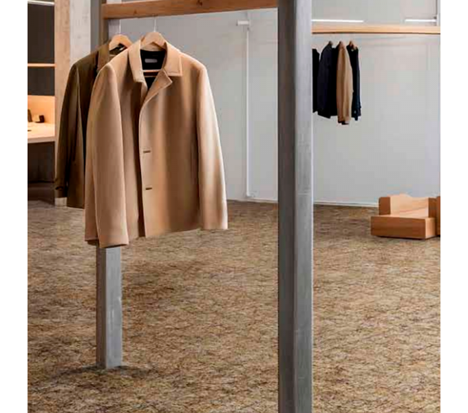 Ковровая плитка Bloq PA Unity 203 Golden Ecru (500×500 мм, 5.5 мм, 5 м²/уп.)