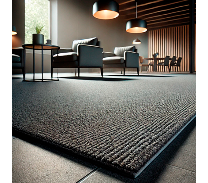 Ковровая плитка Bloq PP Achieve 923 Basalt (500×500 мм, 6.5 мм, 5 м²/уп.)