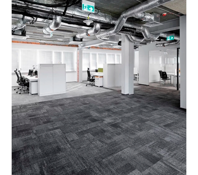 Ковровая плитка Bloq PP Entry 916 Basalt (500×500 мм, 5.6 мм, 5 м²/уп.)