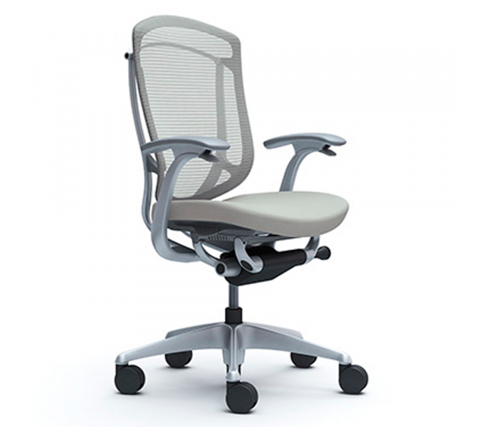 Офисное кресло OKAMURA Contessa 2 (CCJ3BW FPD2) Gray