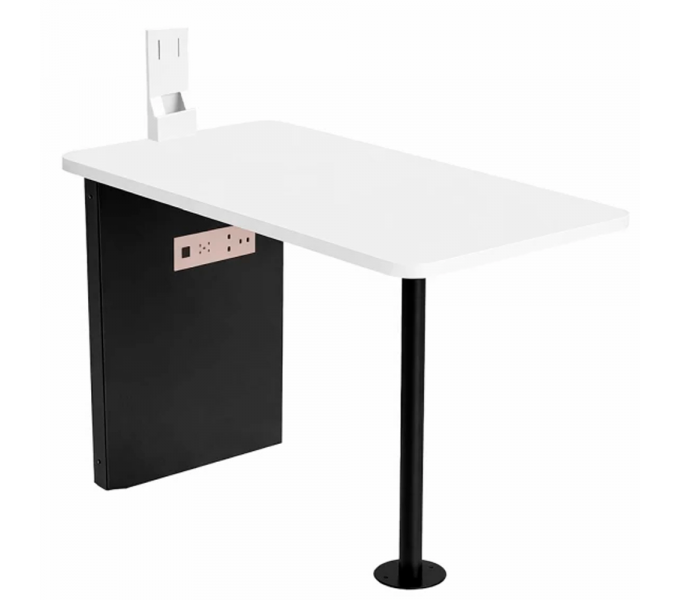 Стол для звукоизоляционной кабины FlexiSpot Silence Table White (white monitor arm)