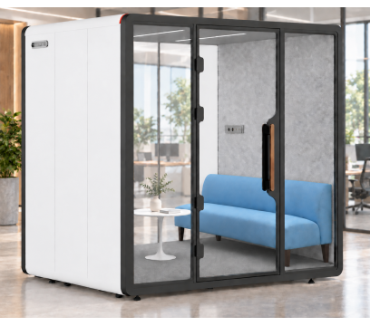 Диван для звукоизоляционной кабины Musepod MP3 (Blue)