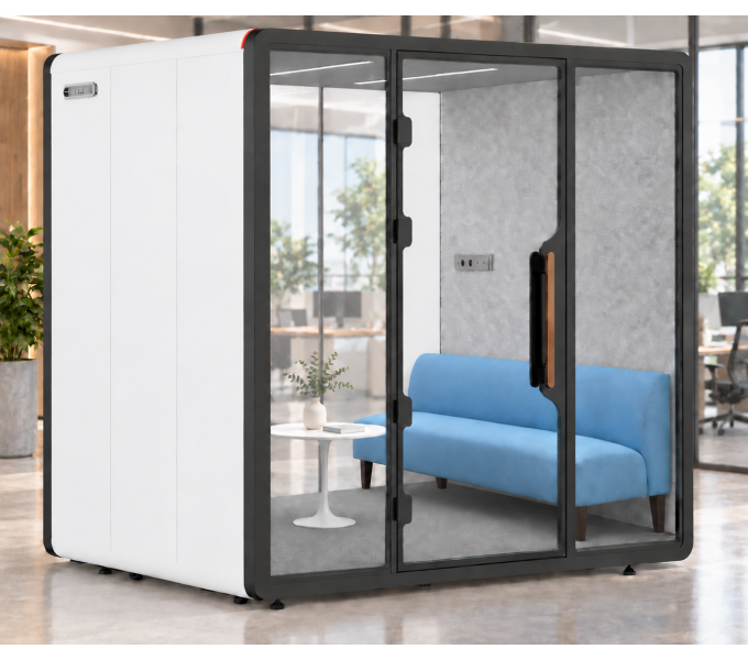 Диван для звукоизоляционной кабины Musepod MP3 (Blue)