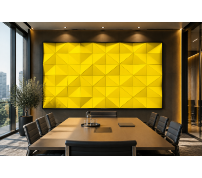 Акустическая арт-объект ERGO Vibe (AK33) Yellow (1600мм x 1200мм)
