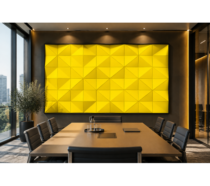 Акустическая арт-объект ERGO Vibe (AK33) Yellow (1600мм x 1200мм)