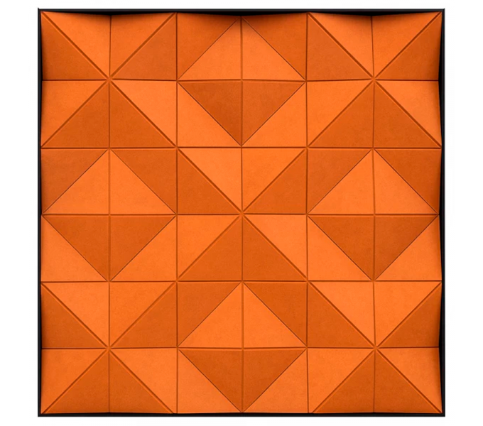 Акустическая арт-объект ERGO Vibe (AK36) Orange (1200мм x 1200мм)