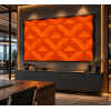 Акустическая арт-объект ERGO Vibe (AK36) Orange (1600мм x 1200мм)