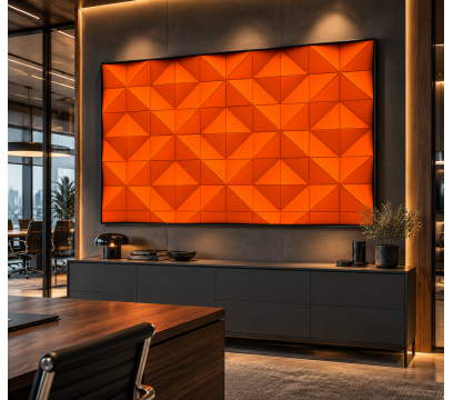 Акустическая арт-объект ERGO Vibe (AK36) Orange (1600мм x 1200мм)
