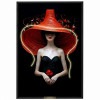 LED-картина ERGO Scarlet Mystery (DG181) Black-Red