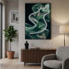 LED-картина ERGO Emerald Flow (DG489) Green