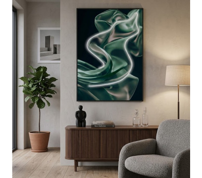 LED-картина ERGO Emerald Flow (DG489) Green