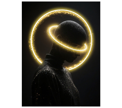 LED-картина ERGO Halo Glow (LDG250901) Black