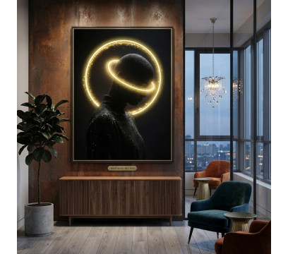 LED-картина ERGO Halo Glow (LDG250901) Black