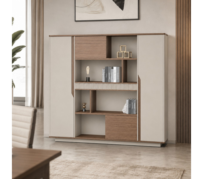 Офисный шкаф DIOUS Monica (DG41-S0124) Brown Walnut