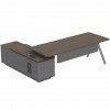 Стол руководителя KANO Maddi (FMD81R.21) (CF26+Grey steel Leg)
