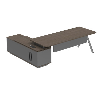 Стол руководителя KANO Maddi (FMD81R.21) (CF26+Grey steel Leg)