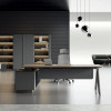 Стол руководителя KANO Maddi (FMD81R.21) (CF26+Grey steel Leg)