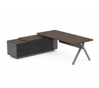 Стол руководителя KANO Maddi (FMD81L.21) (CF26+Grey steel Leg)