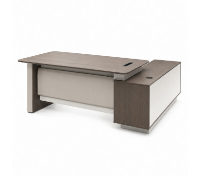 Офисный стол ERGO Garrett (L) (J26B-A2-20) Brown