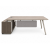 Офисный стол ERGO Garrett (S) (J26B-A1-18) Brown