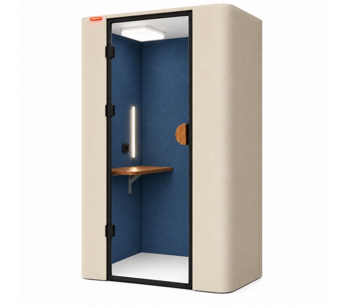 Звукоизоляционная кабина FlexiSpot Silence S Light (LP1F) Beige