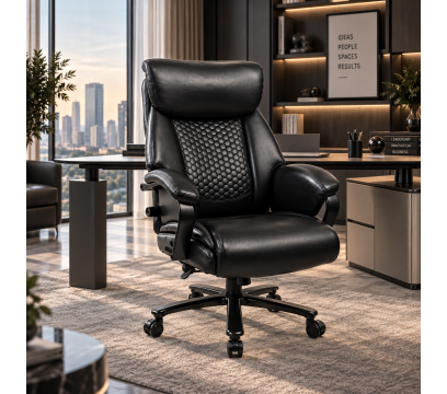 Офисное кресло ERGO Bergen HB Black