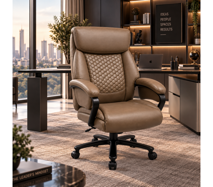 Офисное кресло ERGO Bergen HB Brown