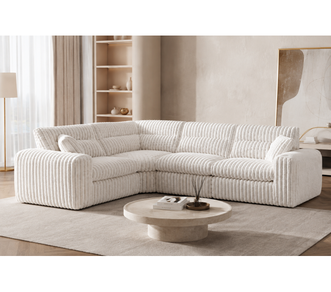 Диван угловой ERGO Parrella Beige