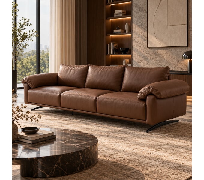 Диван четырехместный CAMPO DE FIORI Mauri Brown 