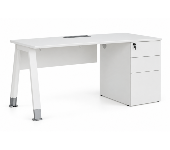 Офисный стол KANO Noqi (FNQ61.12BJ) White (CF05)