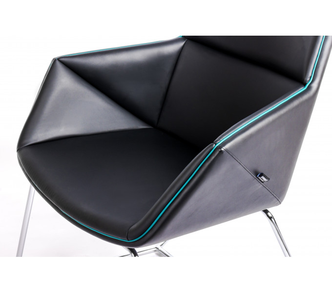 Кресло для посетителей ERGO Corner CF Black