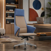 Офисное кресло ERGO Hilton HB Blue