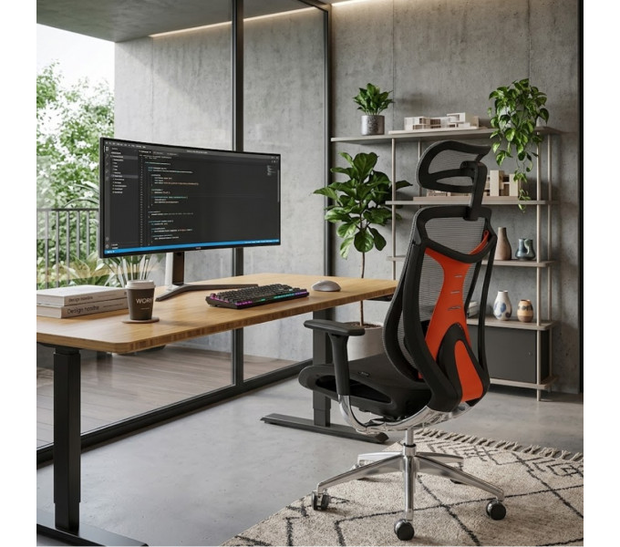 Офисное кресло ERGO Redline HB Black
