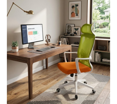 Офисное кресло ERGO Lara HB Green