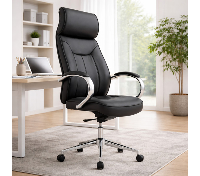 Офисное кресло ERGO Dacota HB Black