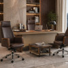Офисное кресло ERGO Holland HB Brown